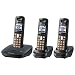 Panasonic DECT 6.0 Expandable Cordless Telephone with 3 Handsets (KX-TG6413T)