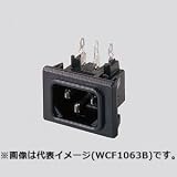 パナソニック 機器用IECはめ込みプラグ受け 10A 250V ブラック WCF1061B