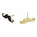 KATGI Fashion Retro Handlebar Mustache Hipster Beard Vintage Statement Necklace & Earrings - (Set of 2)