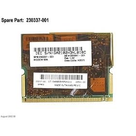 Compaq 56K Type III Mini PCI Modem Evo N150 N400c N410c N600c N610c - New - 230337-001