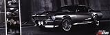 Ford Shelby Mustang (Easton Chang GT500) Art Poster Print - 12x36 Poster Print, 36x12