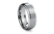Tungsten Carbide Ring High Polish/Satin Finish 8mm