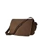 Authentic Pigment - 14 oz. Pigment-Dyed Raw-Edge Messenger Bag