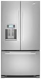 Whirlpool Gold GI7FVCXW 27 cu. ft. French Door Refrigerator with 4 Adjustable SpillProof Shelves, Humidity-Controlled Crispers and Automatic IceMaker/Dispenser