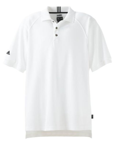 Adidas Polo Mens Climalite Pique Golf Shirt A08 (2X-Large / White)