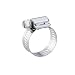 Breeze Power-Seal Stainless Steel Hose Clamp, Worm-Drive, SAE Size 72, 1-7/8" to 5" Diameter Range, 1/2" Band Width (Pack of 10)
