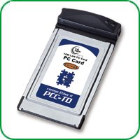PCMCIA対応10MイーサネットLANアダプタ