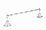 Fino 18 in. Towel Bar in Brushed Nickel/Polished Chrome