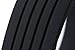 24mm Black Silicone Rubber Watch Band Strap rd2401 Promo