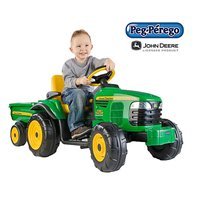 John Deere Turf Tractor with Trailer