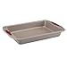 Paula Deen Signature Nonstick Bakeware 3-Piece Bakeware Set, Gray with Red Silicone Grips