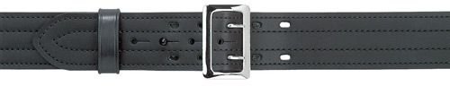 Safariland 87 Duty Belt High Gloss Black - Chrome Buckle - Size 38