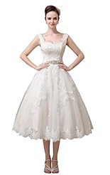 A-line Spaghetti Strap Lace Short  Dress