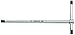 951 2-T-HANDLE WR. THREE HEX. MALE ENDS