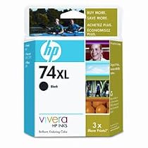 Original HP 74XL Black Ink Cartridge in Retail Packaging