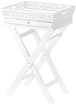 Geometric Tray With Stand White by Wholesale Supermart