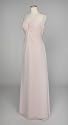 Pink Chiffon dress with Sweetheart Neckline