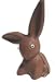 Gourmet Food : Flop Eared Chocolate Easter Bunny 7 oz, Milk Chocolate