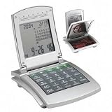 Office Products : SPECALCF - Calculator W/Time Clock, Calendar, Storage for Small Items