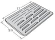 Steel Heat Plate for Charbroil, Kenmore, Glen Canyon, Jenn-Air, Kirkland, Nexgrill, Sterling Forge, Charmglow, Harris Teeter, Amberlight, Fiesta, Arkla, Sunbeam, El Patio, Falcon, XPS, Olympia, Lazy Man, Sterling/Shepherd, Brinkmann, Great Outdoors, Grill Master, Vermont Castings, Grand Hall and Sams Grills