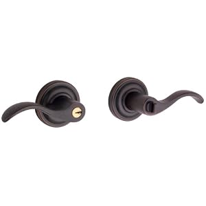 Baldwin 5255.112.LENT Wave Lever Keyed Entry Set, Venetian Bronze by 