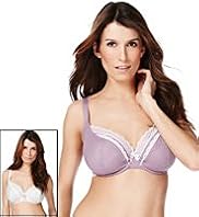 2 Pack Limited Collection Mesh Non-Padded DD-GG Bras