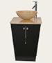 Hand Crafted Two Doors Vessel Sink Bathroom Vanity