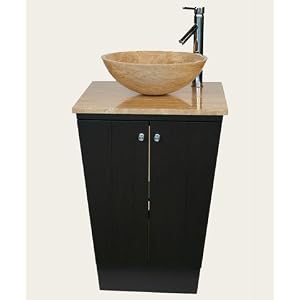 Hand Crafted Two Doors Vessel Sink Bathroom Vanity by Unique Vanities