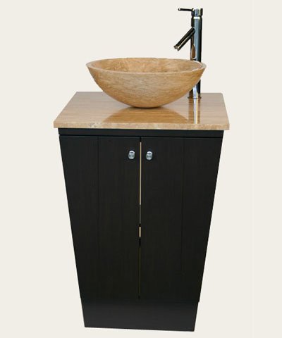 Hand Crafted Two Doors Bathroom Vanity