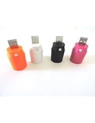 Sports: AspenTek Dc 5v Mini Usb Led Flashlight with On/off Push Switch in Cool White Color for Power Bank Flashlight, Pc ,Notebook, HUB , Car Charger, 4 Piecs Packed - AspenTek