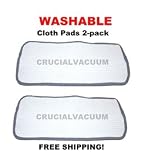 2 Washable Reusable Pad for Eureka Enviro Floor Steamer 310A, 311A, 313A; Replaces Eureka Enviro Hard Floor Steam Cleaner Part # 60978, 60980, 60980A