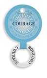 COURAGE Infinity Circles Pendant
