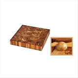 Proteak Square 12 by 12-Inch by 2-Inch Chopping Block With Legs, End Grain by 