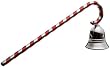 Godinger Candy Cane Candle Snuffer