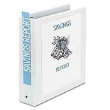 Economy Reference View Binders, 2 Capacity, White Knowing God: Walking through the Book of Books