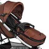 NLB - TFK Fleece-Fußsack Carbo , Braun