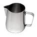 Frothing Jug 12oz / 330ml | Stainless Steel Frothing Jug by Genware, Coffee Milk Jug, Cappuccino Milk Jug, Cappuccino Frothing Jug