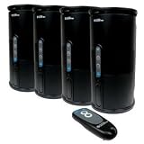 Cables To Go Audio Unlimited Premium 900MHz Wireless Indoor/Outdoor 4 Speaker System with Remote and Dual Power Transmitter, Black (SPK-VELO-4KIT2)