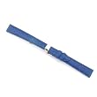 Watch Band Genuine Lizard royal Blue 12mm