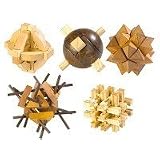 Geduldspiele Set aus Holz 5 Teilevon "playtastic"