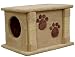 Deluxe Poop Box a Roo Litterbox Concealer : Opening 10 INCH - ONE OPENING : Pawprints NO PAWPRINTS