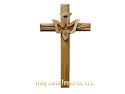Olive Wood Cross with Dove (6.3"H)