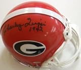Charley Trippi Signed Georgia Bulldogs Mini Helmet - 1942