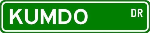 Kumdo Street Sign ~ Martial Arts Gift ~ Aluminum