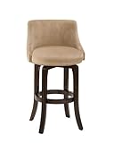 Hillsdale Napa Valley Swivel Bar Stool w/ Textured Khaki Fabric