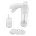 Cookie Press Gun Kit Baking Tools with 12 Flower Pieces and 6 Pastry Nozzles Home Decorating Cake Set for Making Cake Cream