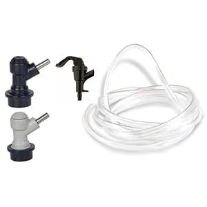 Ball Lock Dispense Kit (Ball Lock Liquid In and Gas Out, Tubing, and Faucet)