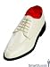 Ivory Tuxedo Shoe - sXL 5 Eyelet Air Cord Split Toe Moc
