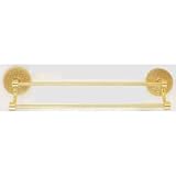 Allied Brass Accessories MC 72 18 18 Double Towel Bar Polished Gold