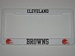 CLEVELAND BROWNS Team Logo Plastic LICENSE PLATE FRAME